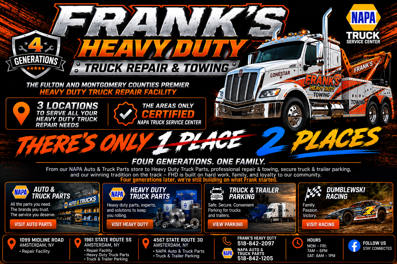 Frank's Heavy Duty services and locations