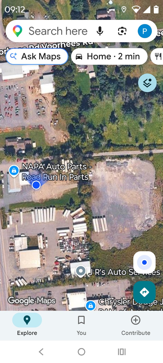 Aerial view of NAPA Route 30 property