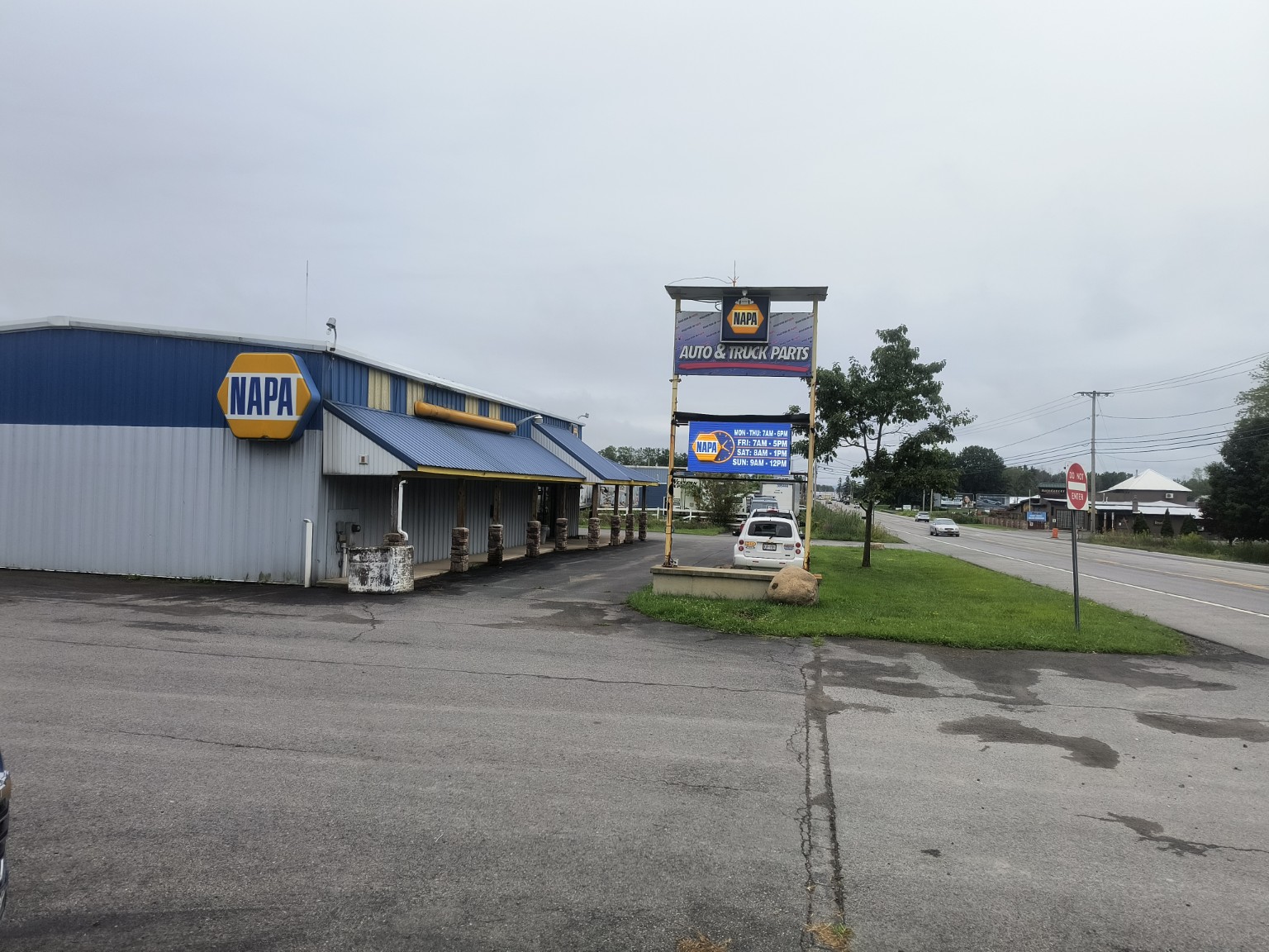 NAPA Auto and Truck Parts roadside sign