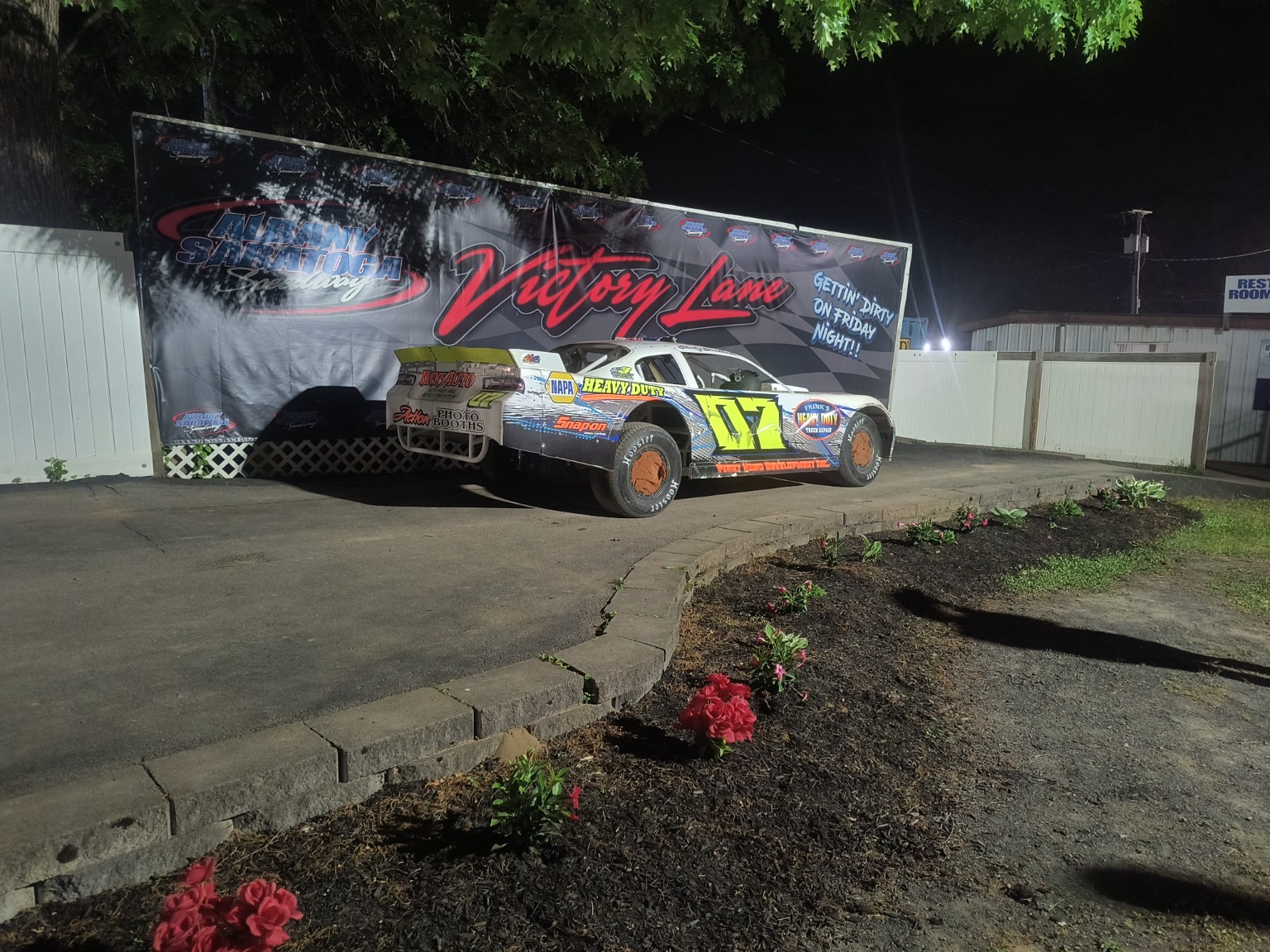 Number 07 in Victory Lane